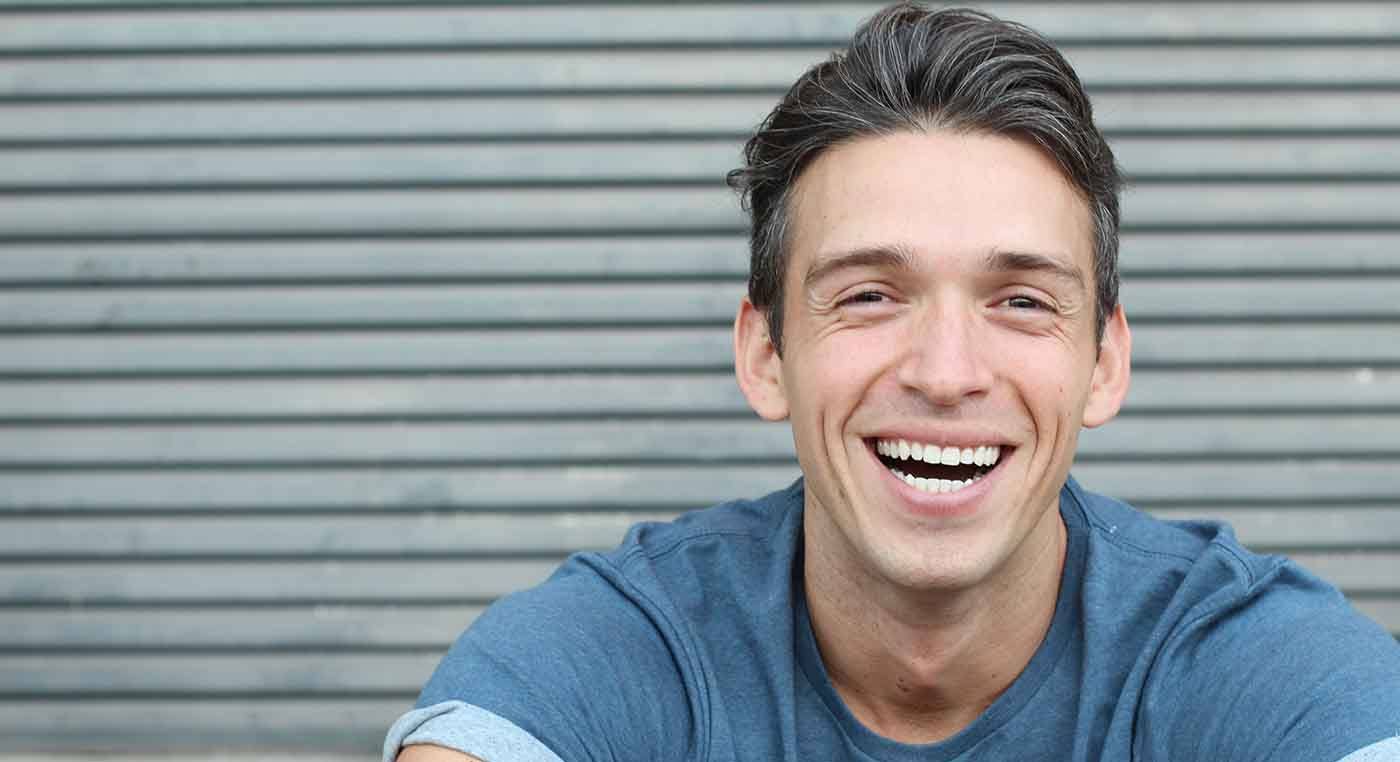 a smiling man